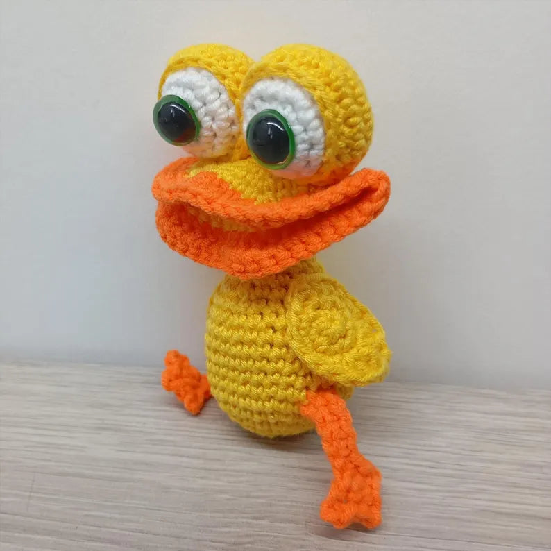 Cute Little Yellow Duck Crochet Pattern Amigurumi Duck  PDF tutorial