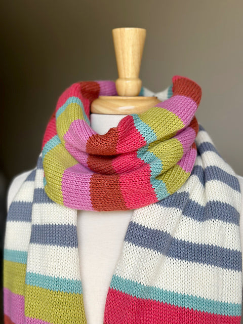 Striped Elements Scarf - Digital Download