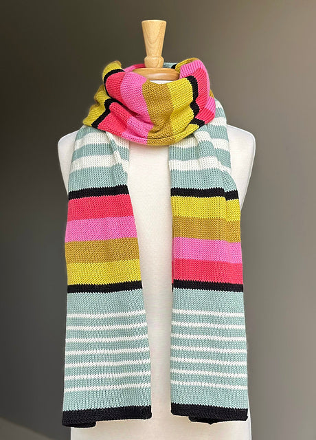 Striped Elements Scarf - Digital Download