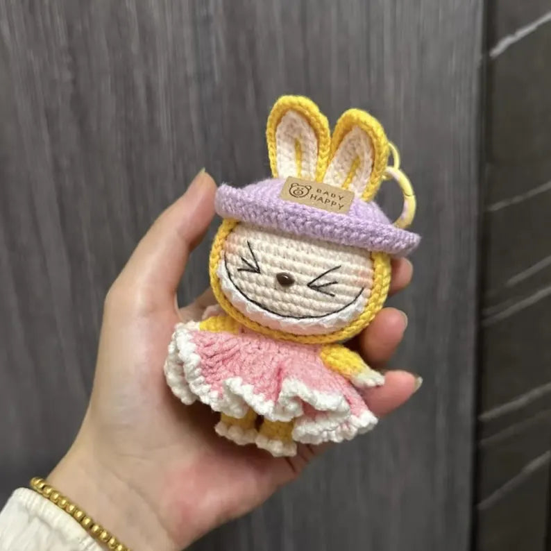 Couple Labubu Crochet Pattern Amigurumi - Digital Download